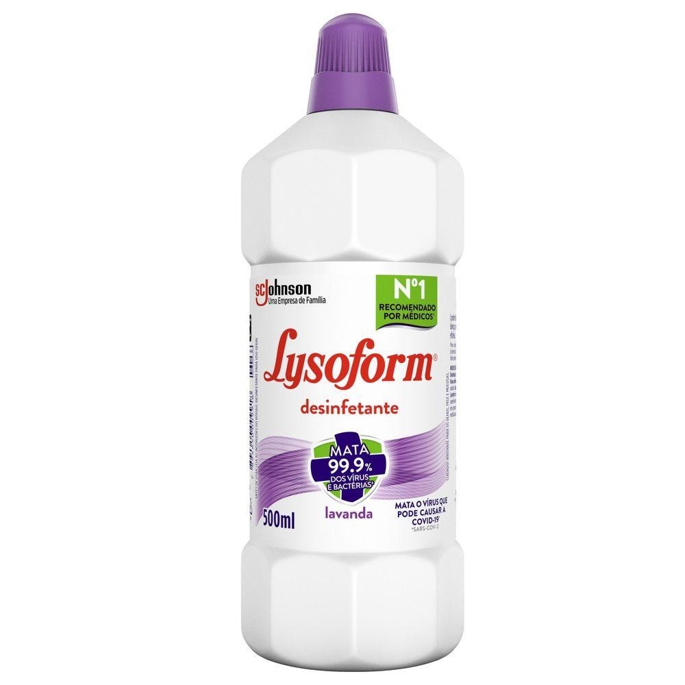 Desinfetante Líquido Lysoform Lavanda 500ml em Oferta na Shopee