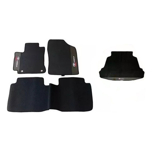 Kit Tapetes Para Toyota Corolla 2016 2017 2018 2019 2020 Internos E Porta Malas Em Borracha