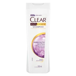 CLEAR SHAMPOO ANTICASPA HIDRATAÇÃO INTENSA COM 200ML