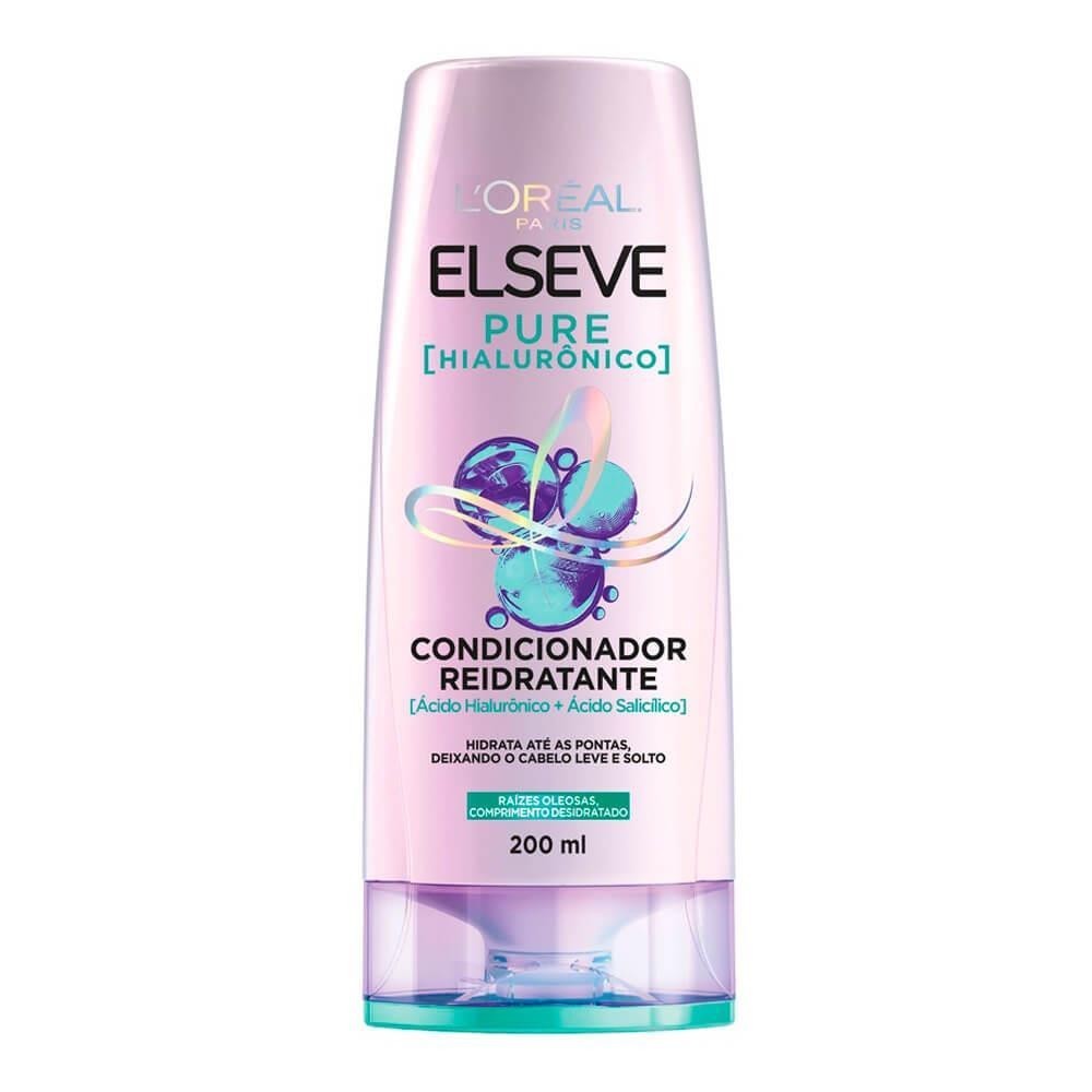 ELSEVE CONDICIONADOR PURE HIALURÔNICO COM 200ML em Oferta na Shopee
