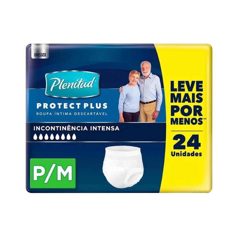 Roupa Íntima Plenitud Protect Plus P/m 24 Unidades