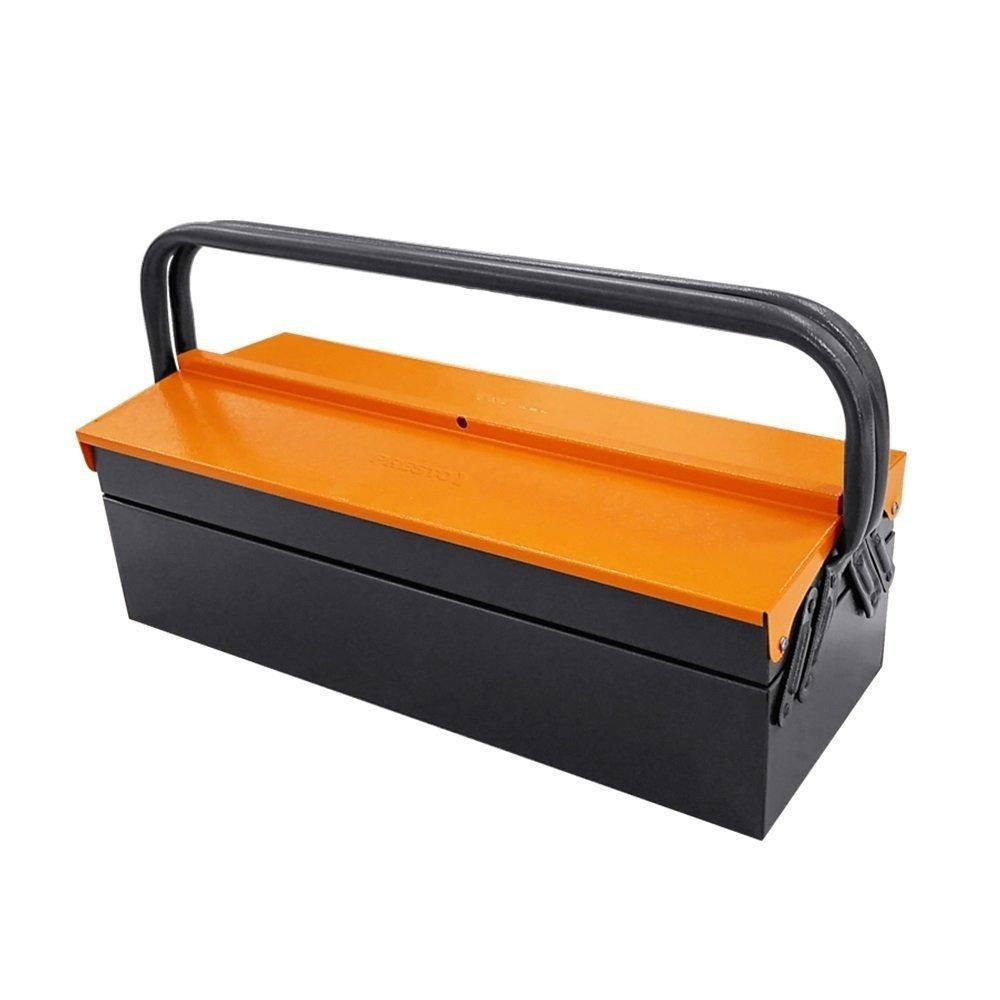 Caixa Ferramentas Sanfonadas 50cm 3 Gavetas Laranja - PRESTO - Home & Living