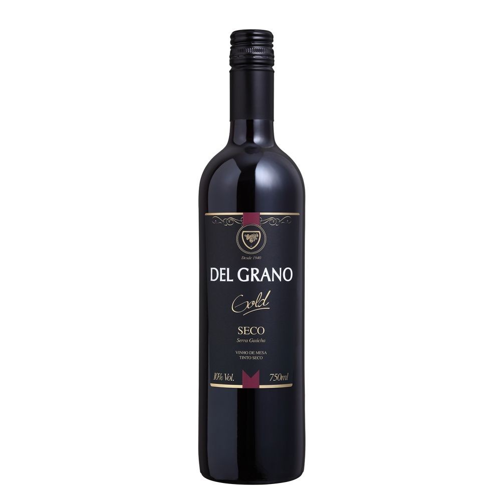 VINHO DEL GRANO GOLD SECO TINTO 750ML em Oferta na Shopee