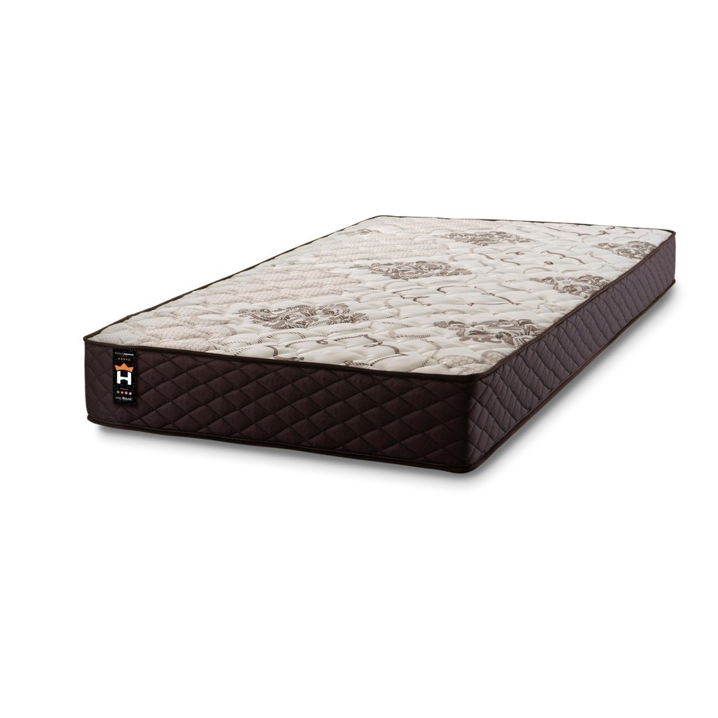 Colchão c/ Molas Ensacadas Allura Solteiro 88x188x20 Marrom em Oferta na Shopee