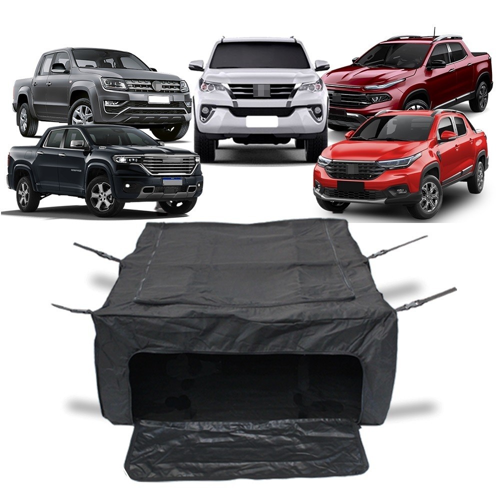 Bolsa Caçamba Picape Universal para Toro Strada Amarok Hilux S10 Ranger Montana Maleiro Caminhonete