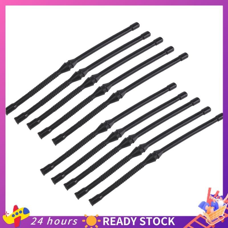 10X Tubo Preto De Mangueira De Combustível Para Motosserra Chinesa 4500 5200 45Cc 52Cc 58Cc MT-9999 Plástico Mangueiras Parte Da Ferramenta