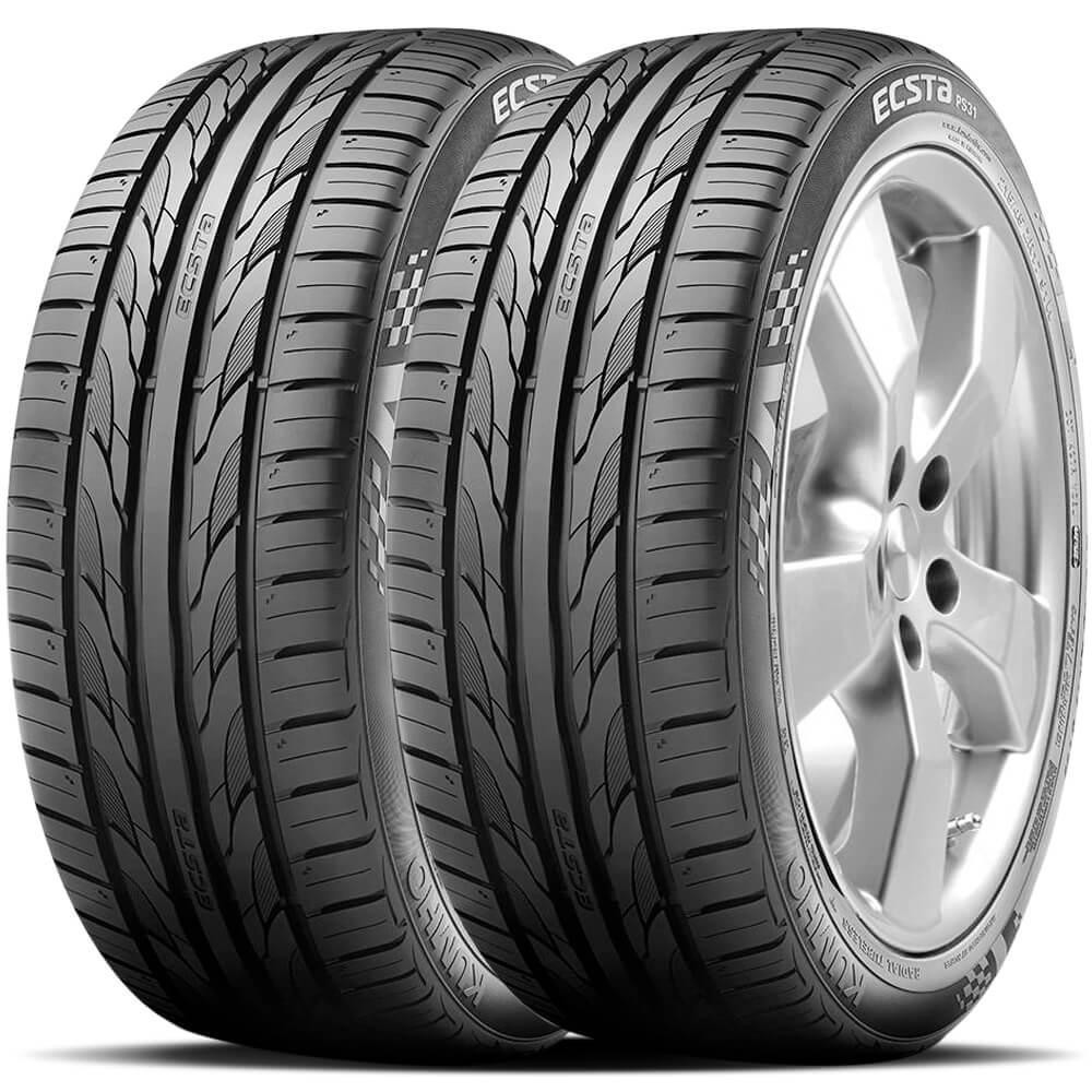 Kit 2 Pneu Aro 17 215/50R17 Kumho 95W TL Ecsta PS31 em Oferta na Shopee