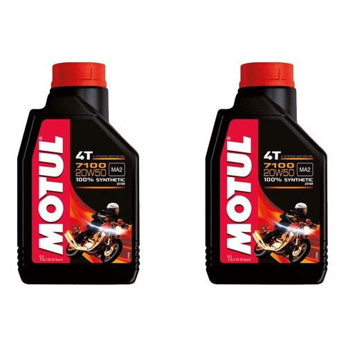 Imagem KIT MOTUL 7100 20W-50 4T 2 LITROS