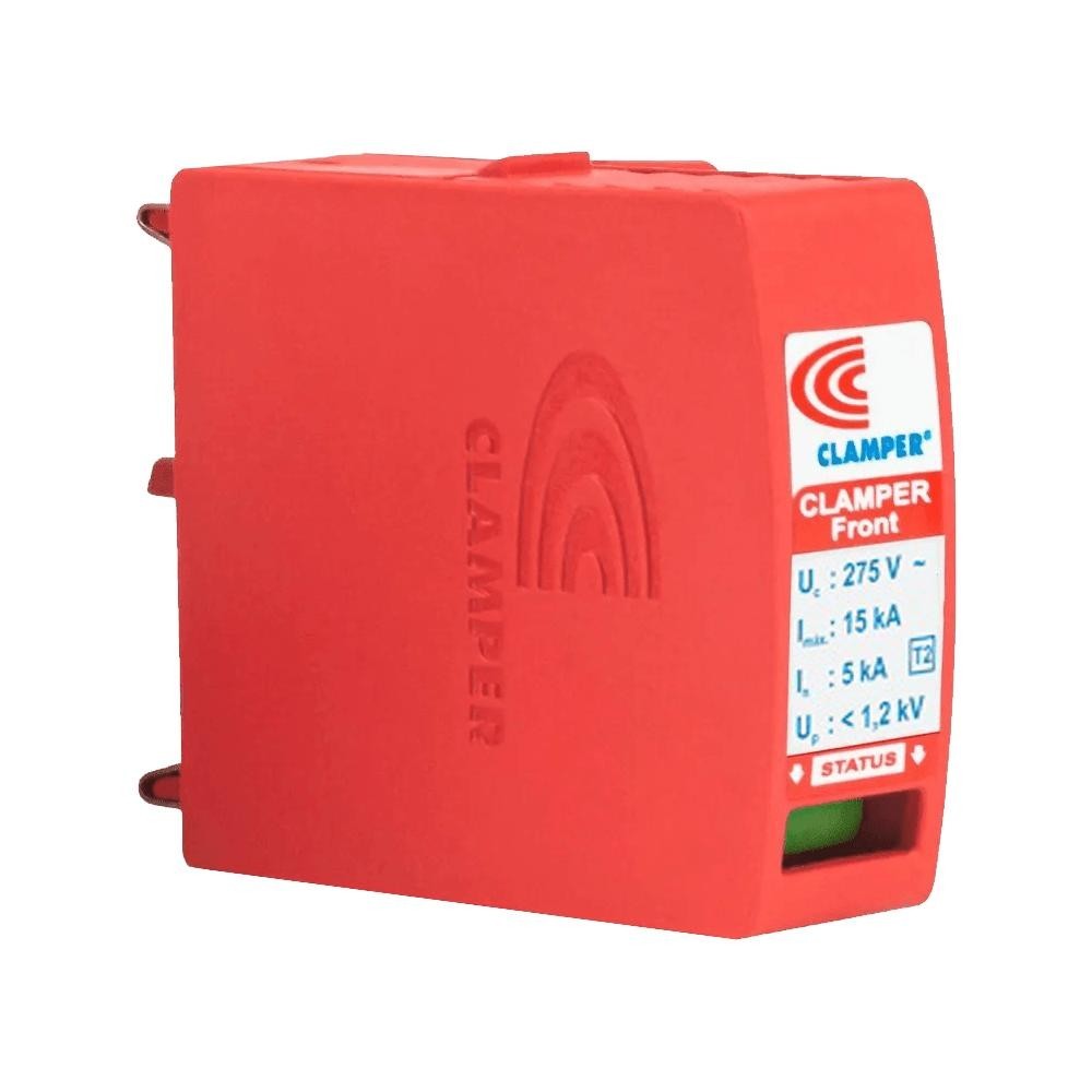 Imagem DPS  Plugue Clamper Front  15kA - 275V* 015739 DPS Plugue Clamper  Front  15kA - 275V*015739
