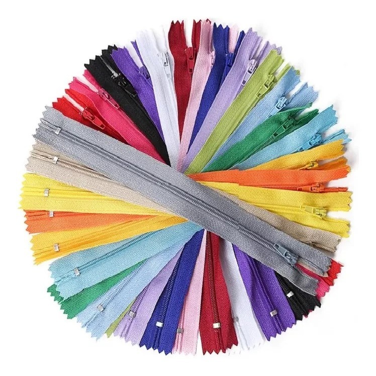Ziper Nylon Fino 3mm - 50 un em Oferta na Shopee
