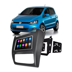 Kit Multimídia 7 Polegadas MP5/BT 2Din + Moldura Cinza Fox Crossfox SpaceFox AP734