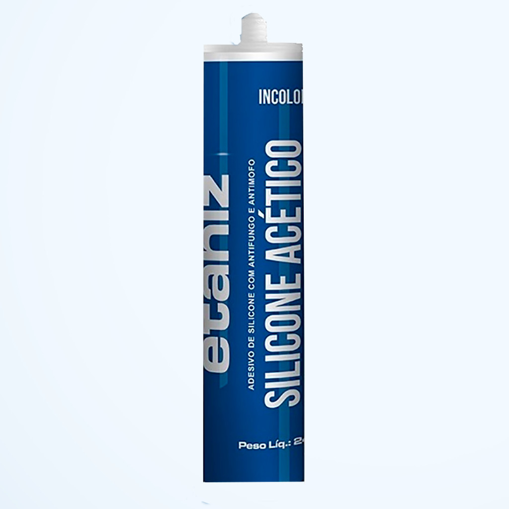 Adesivo Silicone Acetico Incolor 240g Chesy - Home & Living