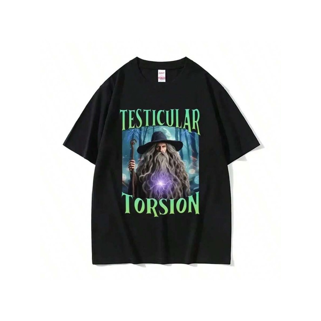 Camiseta Feminina Masculina Camisa T-shirt Estampada Testicular Torsion Verão Oversized Camisetão Premium Exclusivo
