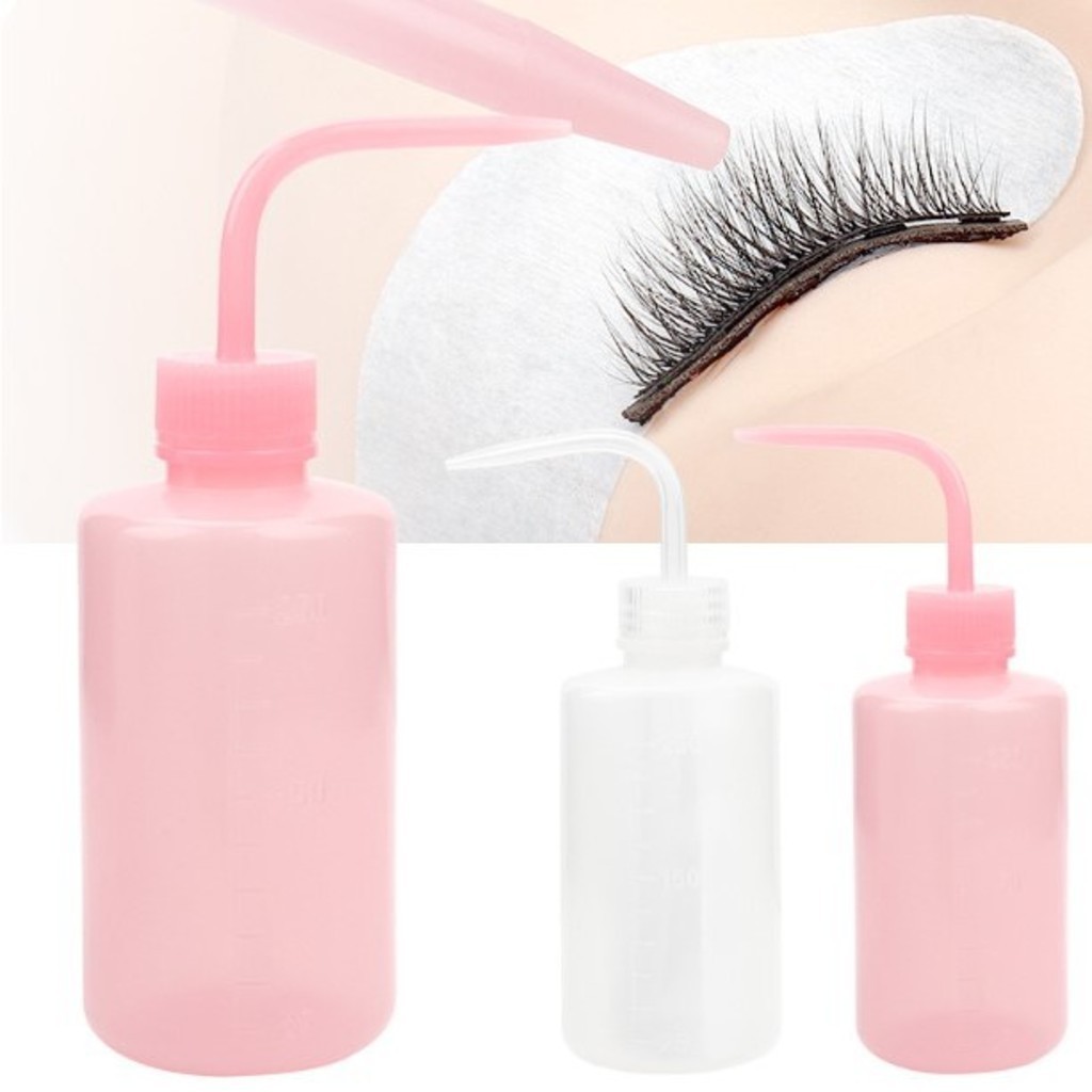 KIT 2/4/6 unidades Frascos Dosador Pisseta Limpeza De Cílios a  250ML/150ML em Oferta na Shopee