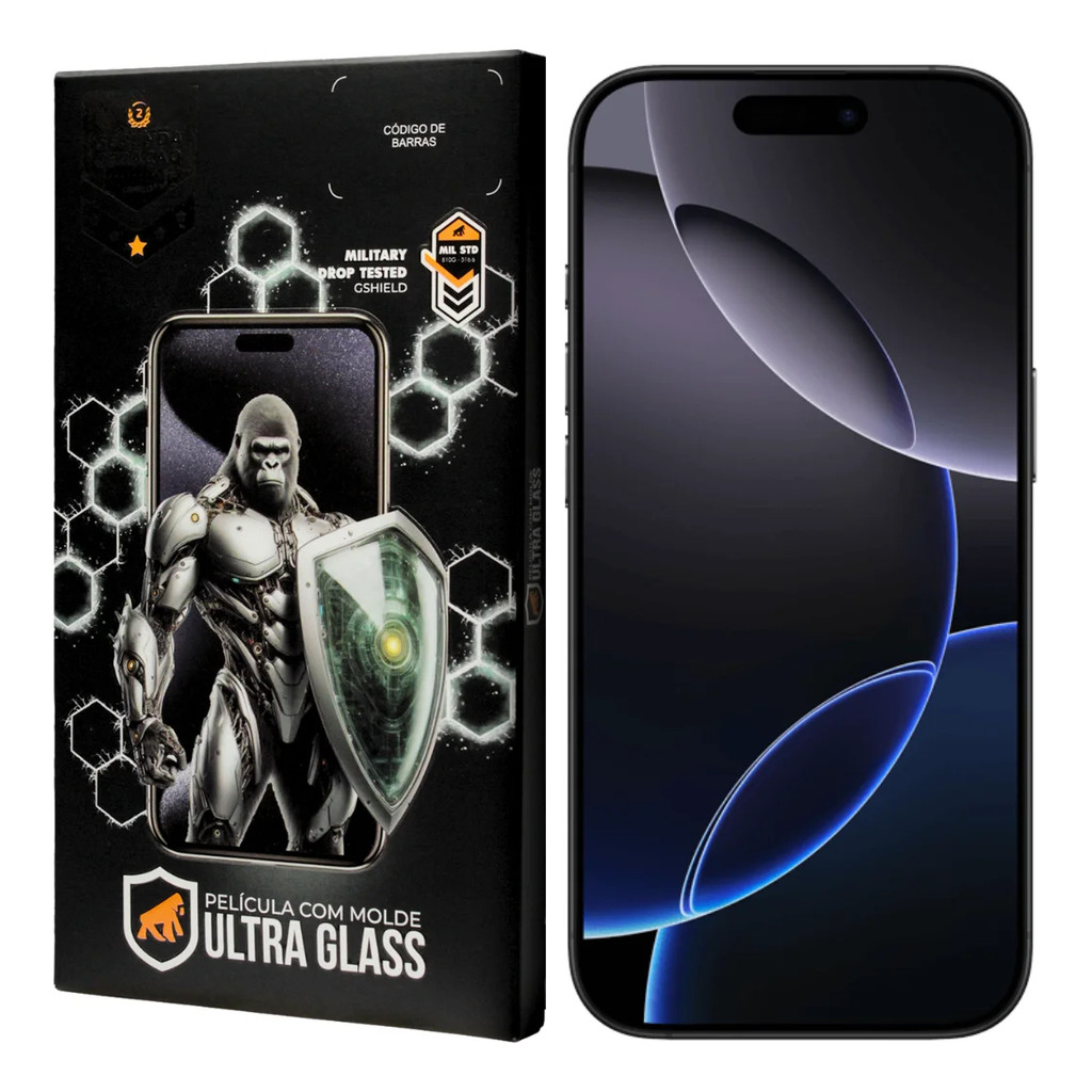 Película Ultra Glass iPhone 9H Anti Impressões e Reflexo - Gshield - Fácil Aplicação em Oferta na Shopee