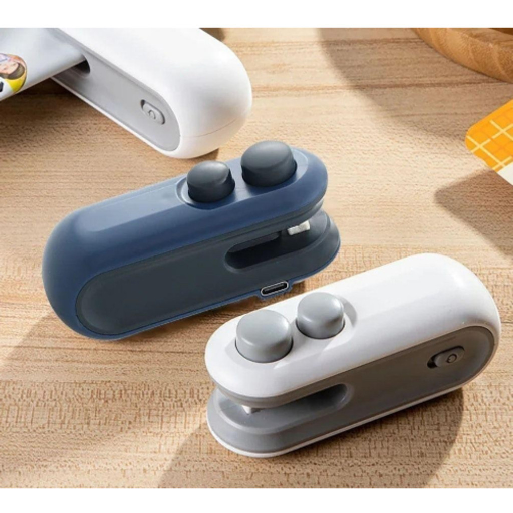 Mini Seladora Portátil De Saco 2 Em 1 Magnético Recarregável.  (ENVIO ALEATÓRIO)