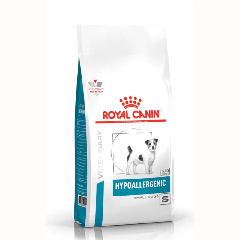 Ração Royal Canin Veterinary Diet Hypoallergenic Small Dog para Cães Adultos de Pequeno Porte 2,0kg em Oferta na Shopee