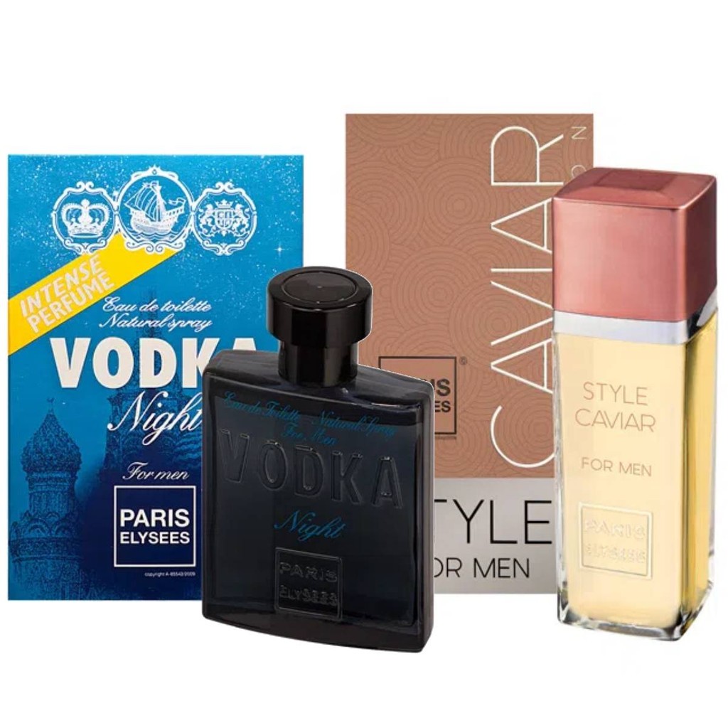 Kit Style Caviar e Vodka Night - Paris Elysees