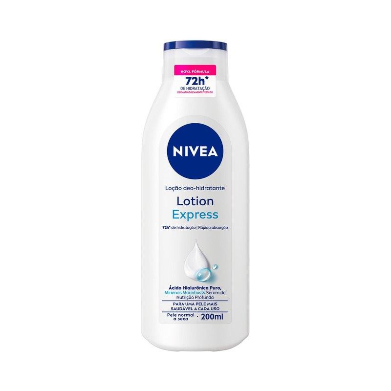 Loção Deo-Hidratante Nivea Lotion Express 200ml em Oferta na Shopee