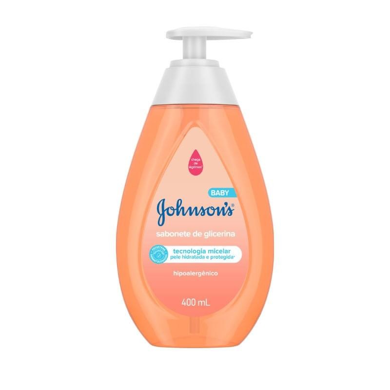 Sabonete Líquido Johnson's Baby Glicerina 400ml em Oferta na Shopee