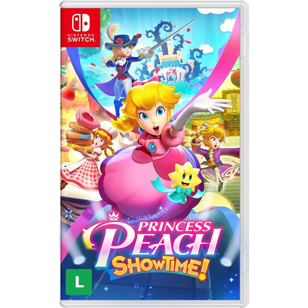 Princess Peach Showtime Switch BR Midia Fisica em Oferta na Shopee