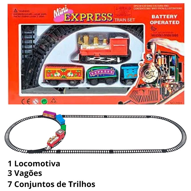 Trenzinho Clássico Expresso Ferrorama  Trêm Elétrico