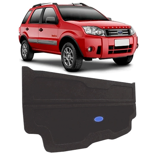 Tampão Porta Malas Ford Ecosport 2003 a 2012 R-Acoustic Bagagito Carpete Grafite em Oferta na Shopee