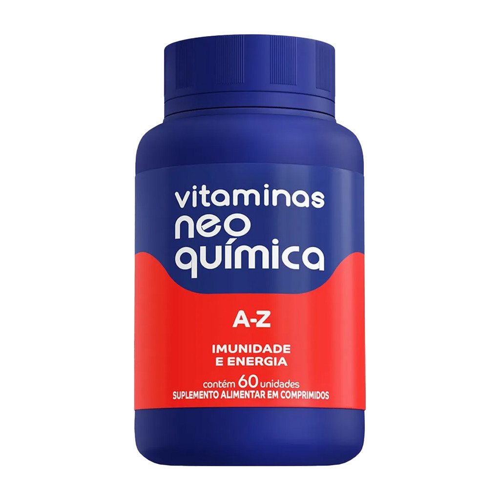 Vitaminas Neo Química AZ 60 Comprimidos em Oferta na Shopee