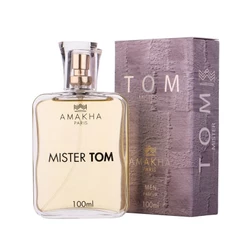 Perfume Masculino Original Amakha Paris Mister Tom 100ml - Ambarado Social Marcante | Alta Projeção