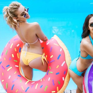 Boia Inflável Donut's Rosquinha Adulto e Infantil 65cm-90cm em Oferta na Shopee