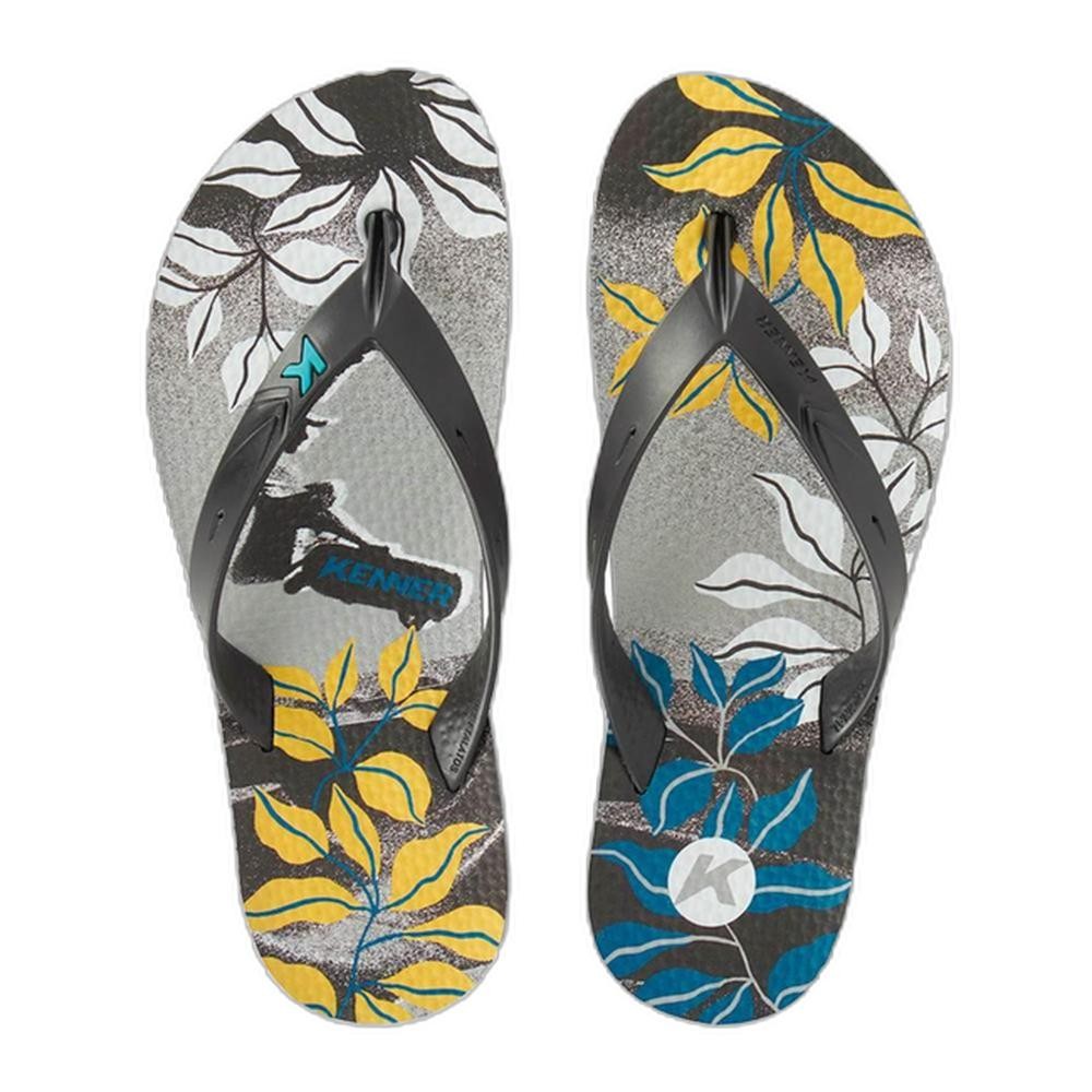 Chinelo Kenner Summer Manobra Masculino - Preto e Cinza - Men Shoes