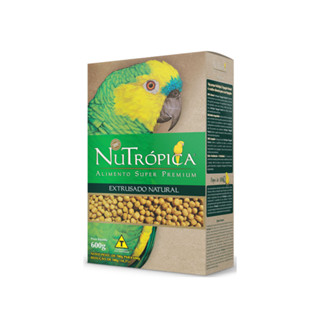 Ração Nutrópica Para Papagaio Extrusado Natural 600g em Oferta na Shopee