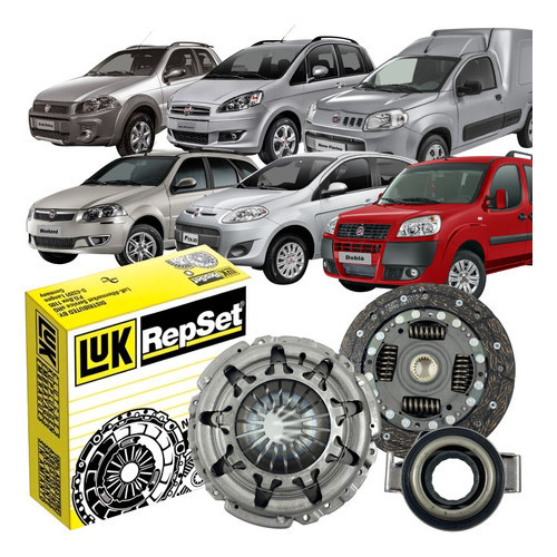 Kit Embreagem C/ Rolamento Luk Doblô Palio Uno Siena Strada em Oferta na Shopee