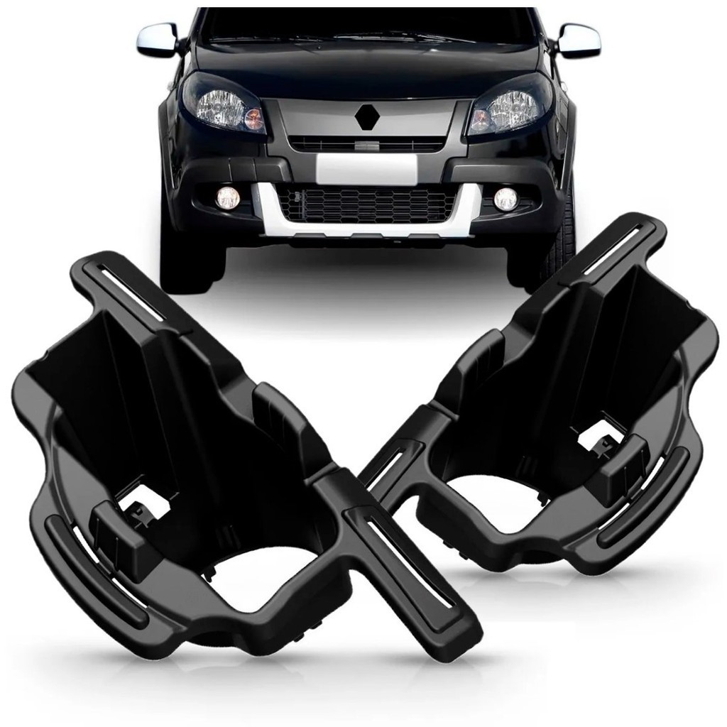 Par Suporte Farol Milha Sandero Stepway 2011 a 2014
