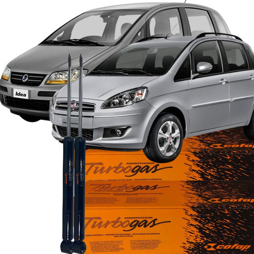 Par Amortecedor Traseiro Cofap Fiat Idea 2006 2017