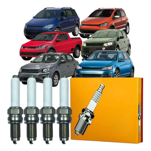 Jogo Vela Ignição Vw Virtus 1.6 16v Msi 2020 2022 em Oferta na Shopee