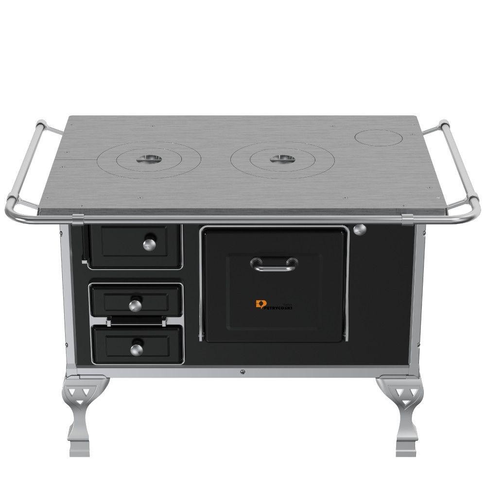 Fogão a Lenha Petrycoski N2 Direito Chapa em Ferro Fundido Sem Tampa em Oferta na Shopee