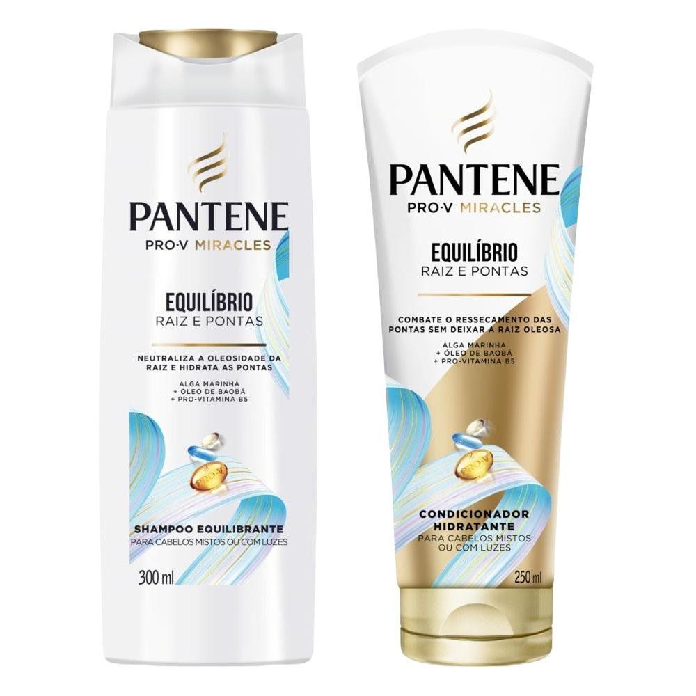 Kit Shampoo Equilíbrio Raiz e Pontas 300ml + Condicionador Bisnaga 250ml em Oferta na Shopee