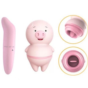 KIT Vibrador Porquinho + Vibrador Golfinho Ponto G SEX SHOP em Oferta na Shopee
