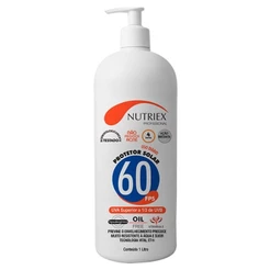 Protetor Solar Profissional FPS 60 1/3 UVA 1 Litro Nutriex
