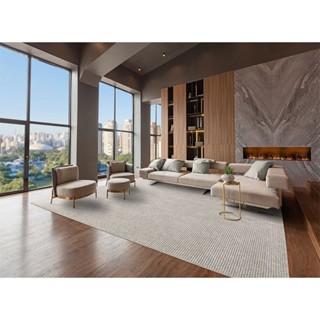 Tapete 300x400cm Mariana Tapetes São Carlos Prata em Oferta na Shopee