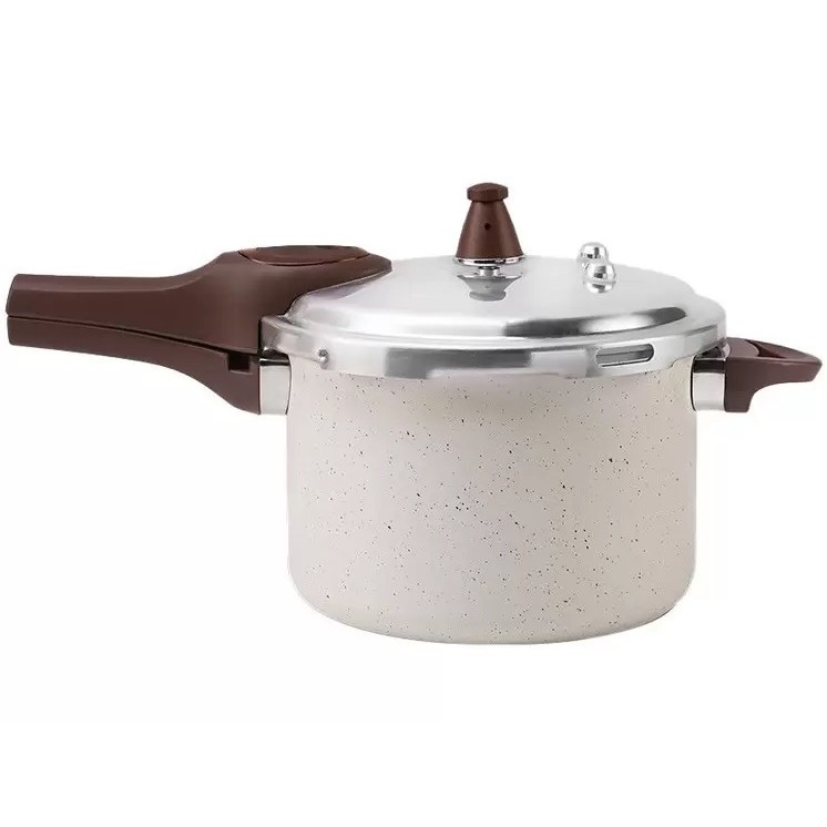 Panela de Pressão Brinox 4,2L Bege Vanilla Ceramic Life Indução Original