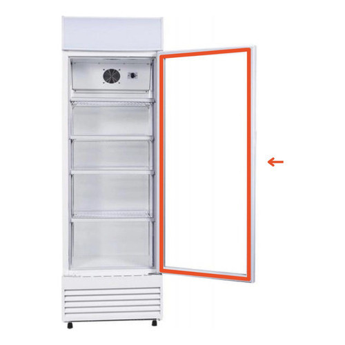 Borracha Gaxeta Refrigerador para Gelopar Gptu40 Gptu37 62x147