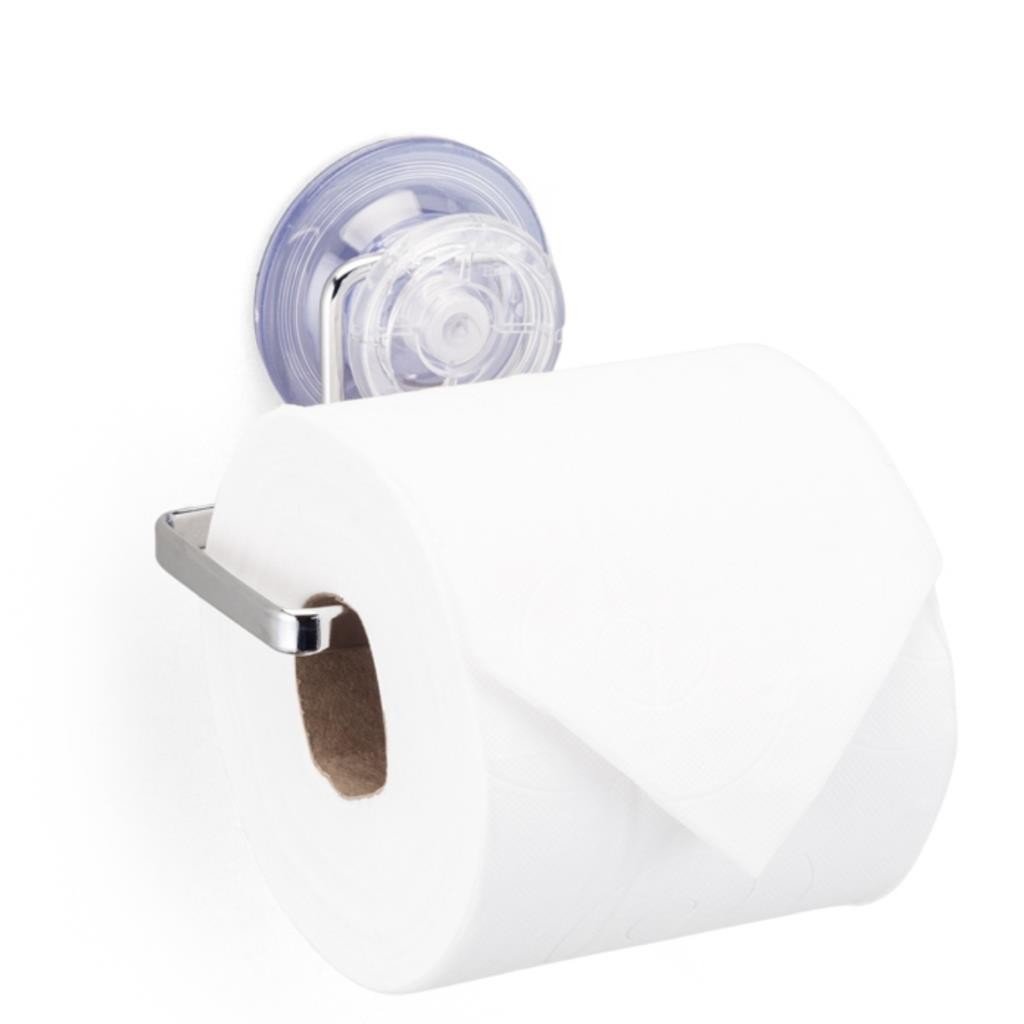 Suporte Porta Papel Higienico Papeleira Banheiro Fixacao Sem Furo Ventosa Metal Arthi em Oferta na Shopee