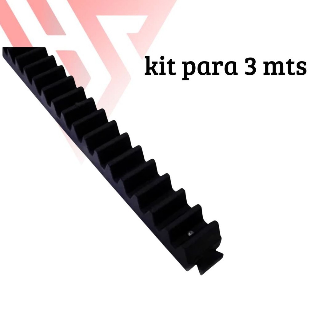 kit 12 Gomos de cremalheira para portão deslizante GAREN — imagem 2 de 2