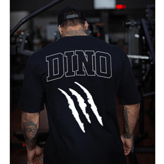 Camiseta Camisa Oversized Grande Musculação Dino 100% Algodão Casual Treino Academia em Oferta na Shopee