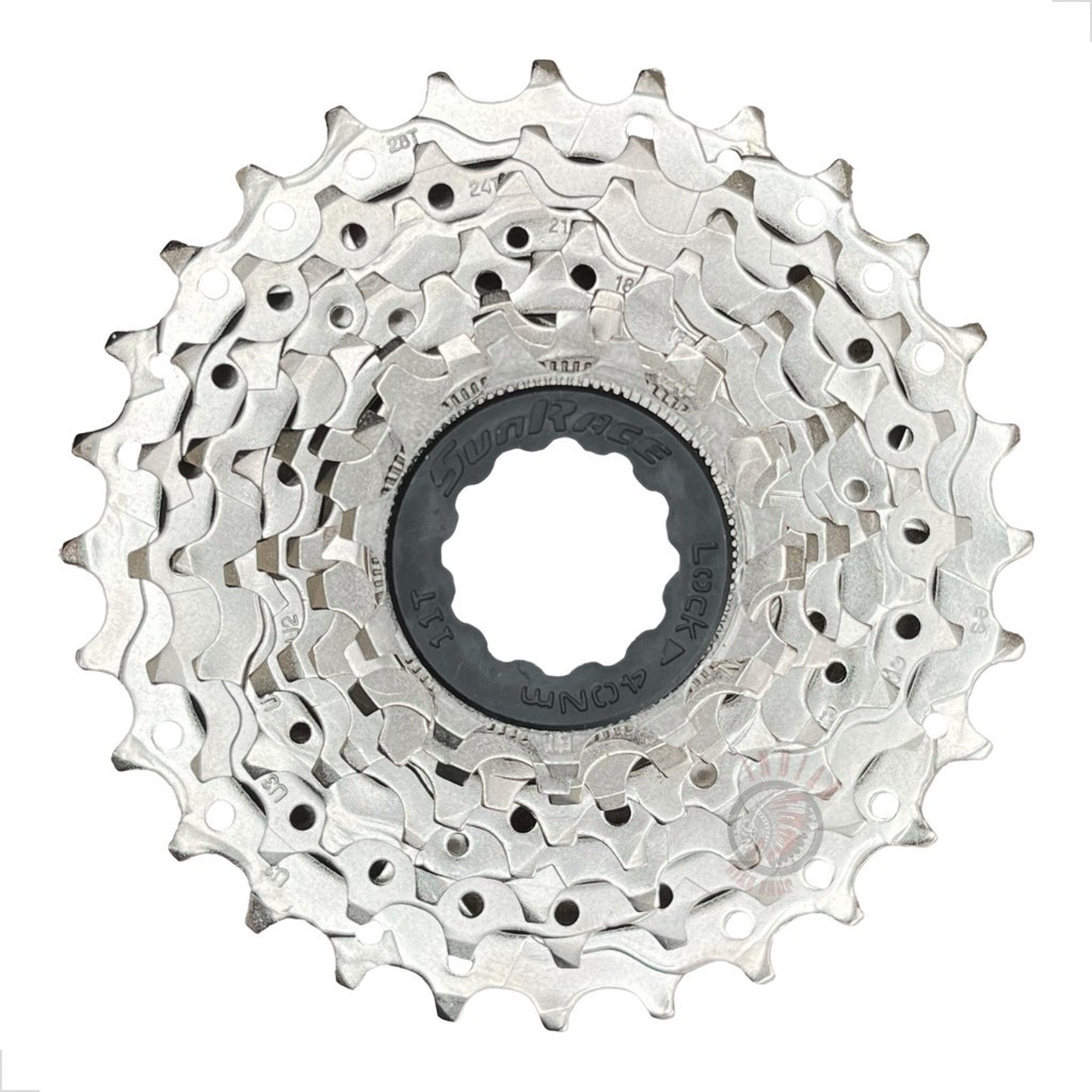 CASSETE 9V SUNRACE M96 11/28D PRATA - ROAD/SPEED - Sports & Outdoors