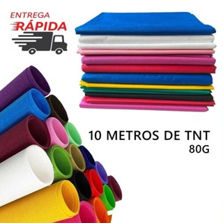 Tnt Padrão 80g 10 Metros X 1,40m Cores Vivas em Oferta na Shopee