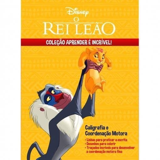 Aprender é Incrível Disney - O Rei Leão Caligrafia e Coordenação Motora em Oferta na Shopee