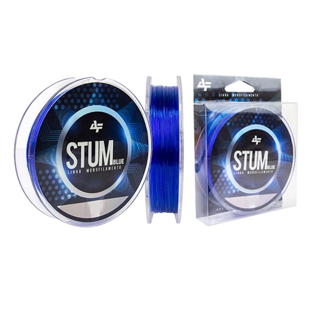 Linha de Pesca Stum Mono Blue c/ 300m 0,30mm - Albatroz em Oferta na Shopee